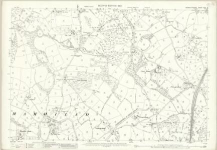 Monmouthshire XVIII.8 (includes: Goetre Fawr) - 25 Inch Map