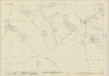 Glamorgan XLV.11 (includes: Llan Faes; Llanmihangel; St Hilary; St Mary Church) - 25 Inch Map