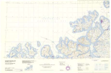 Statistikk 43-30- Bosettingskart over Hammerfest. Blad 30