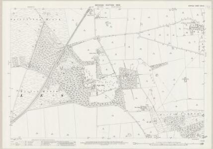 Norfolk XCV.10 (includes: Banham; Eccles; Snetterton) - 25 Inch Map