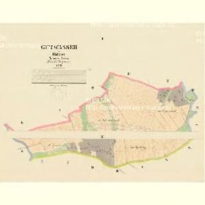Gutwasser - c1170-1-001 - Kaiserpflichtexemplar der Landkarten des stabilen Katasters