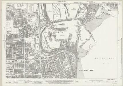 Durham XXXVII.11 (includes: Hartlepool; West Hartlepool) - 25 Inch Map