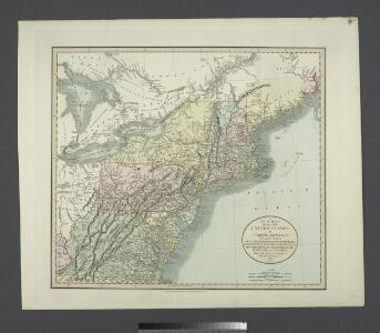 A new map of part of the United States of North America : containing those of New York, Vermont, New Hampshire, Massachusets, Connecticut, Rhode Island, Pennsylvania, New Jersey, Delaware, Maryland and Virginia from the latest authorities / by John Cary,