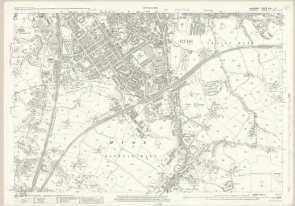 Lancashire CXII.3 (includes: Bredbury And Romiley; Denton; Hyde) - 25 Inch Map