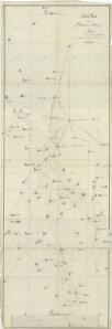 Trigonometrisk grunnlag, dublett 32-2: Kart over trigonometriske punkter foretatt i 1813