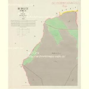 Hudlitz (Hudlice) - c2415-1-001 - Kaiserpflichtexemplar der Landkarten des stabilen Katasters