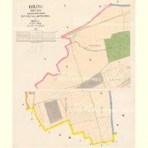 Imling (Gimlin) - c2903-1-001 - Kaiserpflichtexemplar der Landkarten des stabilen Katasters