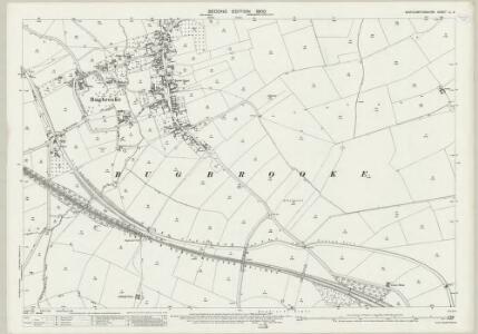 Northamptonshire LI.2 (includes: Bugbrooke; Pattishall) - 25 Inch Map