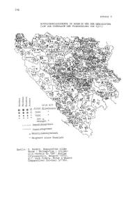 Bevölkerungsstruktur in Bosnien und der Hercegovina (auf der Grundlage der Volkszählung von 1971)