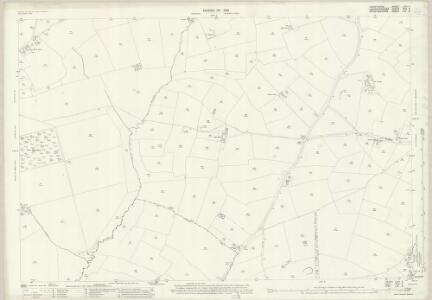 Derbyshire LXIII.5 (includes: Chilcote; Clifton Campville and Haunton; Lullington; Netherseal) - 25 Inch Map