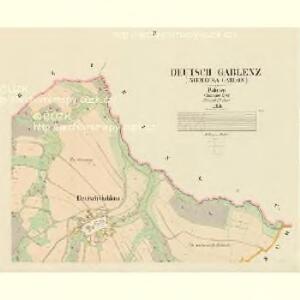 Deutsch Gablenz (Niemecka Gablon) - c1299-2-002 - Kaiserpflichtexemplar der Landkarten des stabilen Katasters