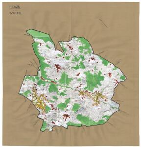Illnau-Effretikon (damals Illnau): Definition der Siedlungen für die eidgenössische Volkszählung am 01.12.1950; Siedlungskarte