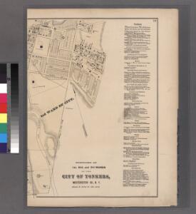 Plates 26 & 27: Portions of 1st, 2nd and 3rd Wards of the City of Yonkers, Westchester Co. N.Y.