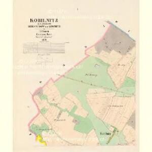 Kobilnitz - c3227-1-001 - Kaiserpflichtexemplar der Landkarten des stabilen Katasters