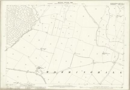 Buckinghamshire XXXI.8 (includes: Oakley; Worminghall) - 25 Inch Map