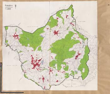 Russikon: Definition der Siedlungen für die eidgenössische Volkszählung am 01.12.1960; Siedlungskarte Nr. 78