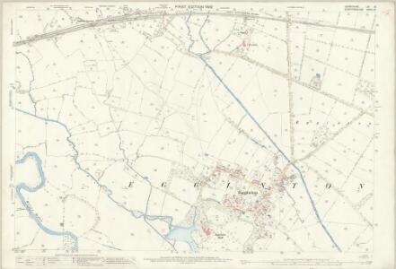 Derbyshire LIV.13 (includes: Egginton; Hilton; Marston on Dove; Rolleston) - 25 Inch Map