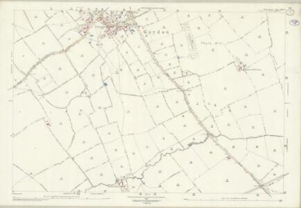 Warwickshire XLVI.9 (includes: Burton Dassett; Chadshunt; Gaydon) - 25 Inch Map
