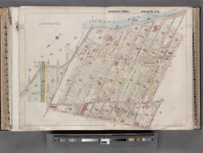 Jersey City, V. 1, Double Page Plate No. 23 [Map bounded by Newark Bay, Greenville Ave., Linden Ave., Ocean Ave., W. 58th St.] / compiled under the direction of and published by G.M. Hopkins Co.