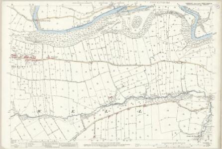 Yorkshire XXXVIII.16 (includes: Hipswell; Hudswell; Richmond) - 25 Inch Map