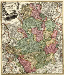 Circuli Westphaliae in omnes suos Status et Provincias accuratè divisi Nova et exacta Tabula