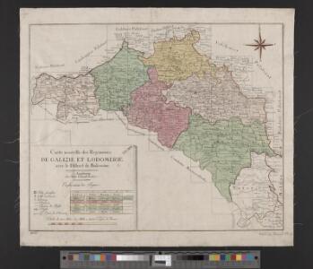 Carte Nouvelle des Royaumes de Galizie et Lodomerie, avec le District de Bukowine.