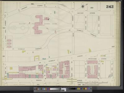 Manhattan, V. 11, Double Page Plate No. 242 [Map bounded by Convent Ave., W. 138th St., 8th Ave., W. 130th St.]