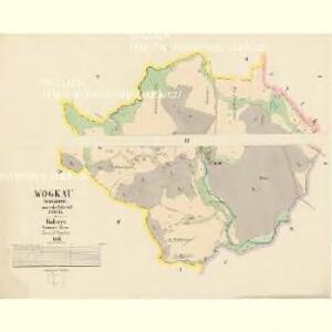 Wogkau (Wogkow) - c8731-1-001 - Kaiserpflichtexemplar der Landkarten des stabilen Katasters