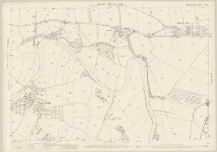 Herefordshire XXXIII.9 (includes: Bishopstone; Bridge Sollers; Eaton Bishop; Kenchester; Madley; Stretton Sugwas) - 25 Inch Map