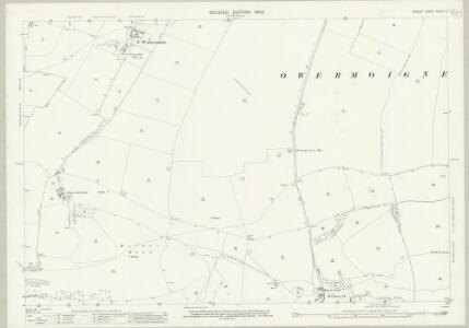 Dorset XLVIII.14 (includes: Chaldon Herring; Owermoigne; Warmwell; Watercombe) - 25 Inch Map