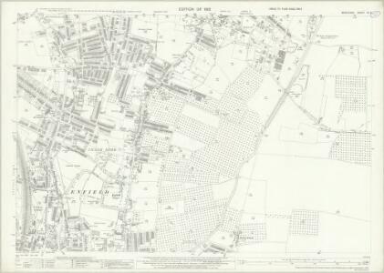 Middlesex VII.3 (includes: Enfield St Andrew) - 25 Inch Map