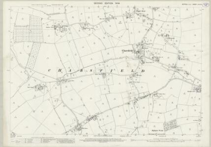 Suffolk LVIII.15 (includes: Charsfield; Clopton; Dallinghoo; Debach; Hoo; Letheringham) - 25 Inch Map
