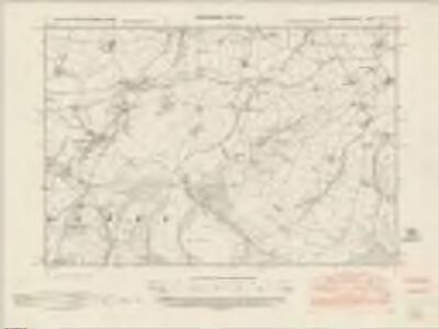 Montgomeryshire XLIV.NW - OS Six-Inch Map