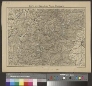 Karte zu Hannibals Alpen-Uebergang