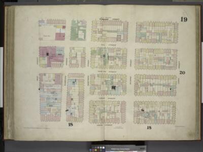 [Plate 19: Map bounded by West Houston Street, Varick Street, Spring Street, West Street; Including King Street, Charlton Street,      Vandam Street, Washington Street, Greenwich Street, Hudson Street]