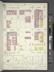 Manhattan, V. 12, Plate No. 19 [Map bounded by St. Nicholas Ave., W. 182nd St., Amsterdam Ave., W. 179th St.]