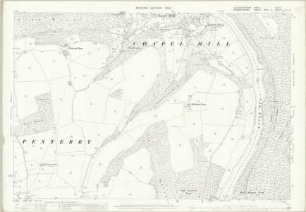 Gloucestershire XLVI.14 (includes: Hewelsfield; Tidenham; Tintern) - 25 Inch Map