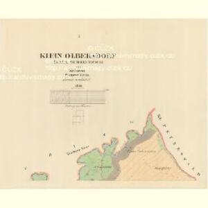 Klein Olbersdorf (Mala Olbrechčice) - m0007-1-001 - Kaiserpflichtexemplar der Landkarten des stabilen Katasters