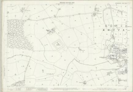 Warwickshire XXVI.9 (includes: Honiley; Kenilworth; Leek Wootton) - 25 Inch Map