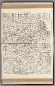 AutoTrails Map, Illinois, Western Indiana, Southeast Iowa, Northeast Missouri.
