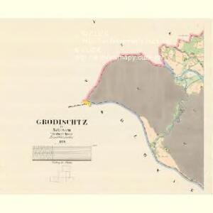 Grodischtz - m0895-1-004 - Kaiserpflichtexemplar der Landkarten des stabilen Katasters
