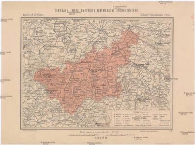 Generální mapa okresního hejtmanství Kutnohorského