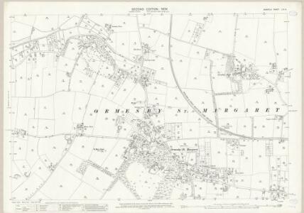 Norfolk LIV.14 (includes: Hemsby; Ormesby St Margaret With Scratby; Ormesby St Michael) - 25 Inch Map