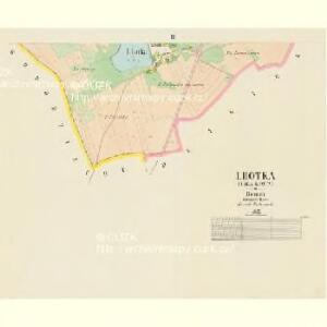 Lhotka (Mala Lhota) - c3951-1-002 - Kaiserpflichtexemplar der Landkarten des stabilen Katasters