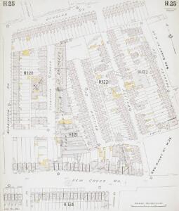 Insurance Plan of London East South-East District Vol. H: sheet 25