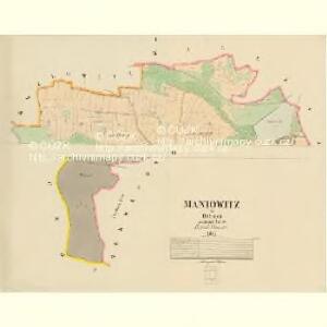 Maniowitz - c4473-1-001 - Kaiserpflichtexemplar der Landkarten des stabilen Katasters