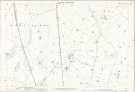 Cheshire LXII.5 (includes: Austerson; Baddington; Bromhall) - 25 Inch Map