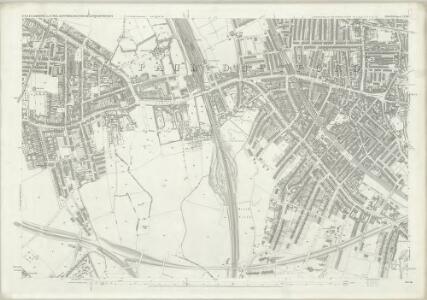 London (First Editions c1850s) LXVIII (includes: Deptford St Paul) - 25 Inch Map