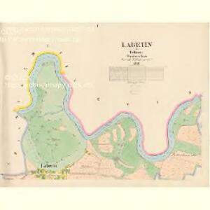 Labetin - c3780-1-001 - Kaiserpflichtexemplar der Landkarten des stabilen Katasters