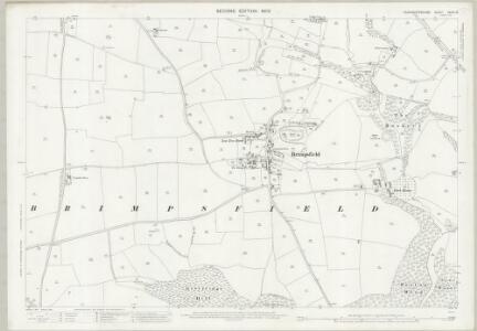 Gloucestershire XXXIV.15 (includes: Brimpsfield; Cowley; Syde) - 25 Inch Map